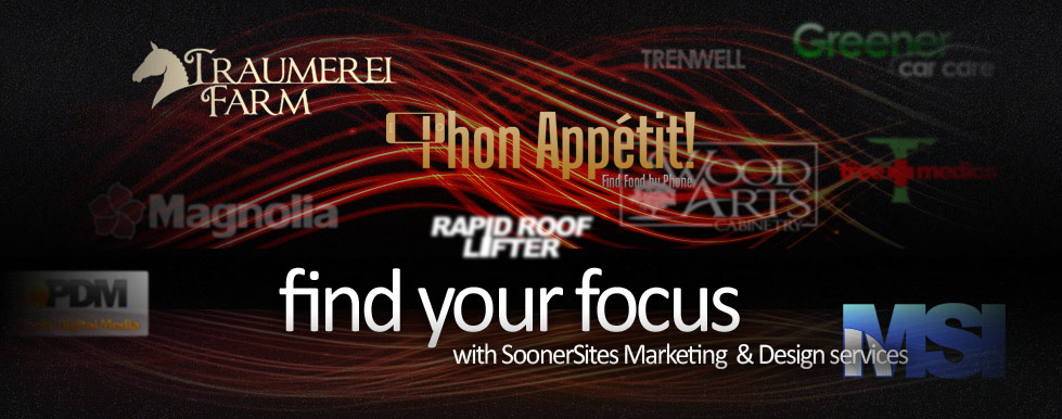 Find your focus with SoonerSites Marketing & Design services
